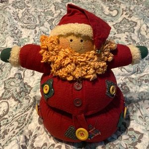 Santa decoration basket